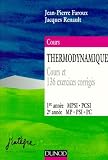 Thermodynamique Cours Et 136 Exercices Corrigs 1re Anne Mpsi Pcsi 2e Anne Mp Psi Pc