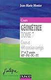 Gomtrie Tome 7 Cours Et 400 Exercices Corrigs 1ere Et 2eme Annee Mp Psi Pc Pt