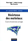 Rsistance Des Matriaux Iut Classes Prpas Licence Cours Et Exercices Corrigs