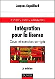 Int%C3%A9gration Pour La Licence : Cours Et Exercices Corrig%C3%A9s