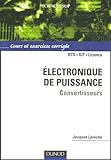Electronique De Puissance Convertisseurs : Cours Et Exercices Corrig%C3%A9s