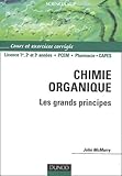 Chimie Organique : Les Grands Principes   Cours Et Exercices Corrig%C3%A9s