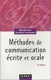M%C3%A9thodes De Communication %C3%A9crite Et Orale