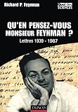 Qu'en Pensez Vous Monsieur Feynman 
