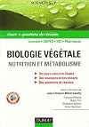 Biologie végétale : Nutrition et métabolisme - Cours et questions de révision