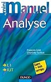 Mini Manuel D'analyse   Cours Et Exercices Corrig%C3%A9s