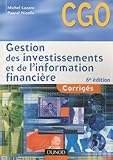 Gestion Des Investissements Et De L'information Financi%C3%A8re   6%C3%A8me %C3%A9dition   Corrig%C3%A9s