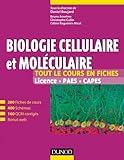Biologie Cellulaire Et Mol%C3%A9culaire  Tout Le Cours En Fiches (+ Site Compagnon): 200 Fiches De Cours, 160 Qcm Et Bonus Web
