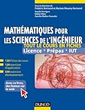 Mathmatiques Pour Les Sciences De Lingnieur Tout Le Cours En Fiches Licence Prpas Iut