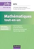 Math%C3%A9matiques Tout En Un Mpsi   3e %C3%A9d.   Conforme Au Nouveau Programme