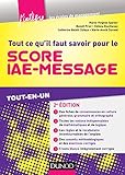 Tout Ce Qu'il Faut Savoir Pour Le Score Iae Message   2e %C3%A9d.   Tout En Un