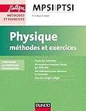 Physique M%C3%A9thodes Et Exercices Mpsi Ptsi   2e %C3%A9d.   Conforme Au Nouveau Programme