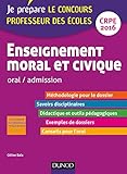 Enseignement Moral Et Civique   Professeur Des %C3%A9coles   Oral Admission   Crpe 2016