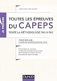 Toutes Les Preuves Du Capeps Et De Lagrgation Deps Toutenun Capeps Agrgation Eps