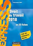 Droit Du Travail 2018   22e %C3%A9d.   En 22 Fiches   A Jour Des Ordonnances Macron