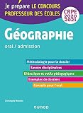 Gographie Professeur Des Coles Oral Admission Crpe 20202021