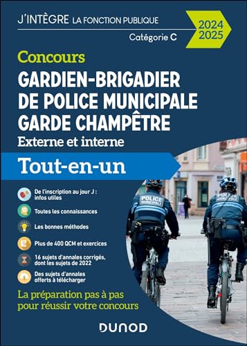 Concours Gardien-brigadier de police municipale — Tout-en-un 2024-2025