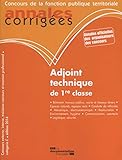 Adjoint Technique De 1e Classe   2014