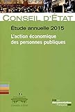 L'action %C3%A9conomique Des Personnes Publiques   Etude Annuelle 2015