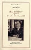 Henri Hoppenot Diplomate 25 Octobre 1891 10 Aot 1977