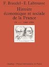 Histoire économique et sociale de la France, tome 4 : 1880-1950