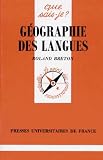 Gographie Des Langues
