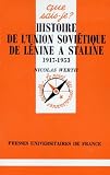 Histoire De Lunion Sovitique De Lnine Staline