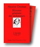 Histoire G%C3%A9n%C3%A9rale Des Techniques, Coffret De 5 Volumes