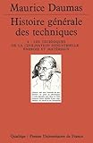 Histoire Gnrale Des Techniques Tome 4 Les Techniques De La Civilisation Industrielle Nergie Et Matriaux
