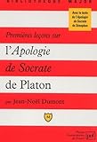 Premieres Lecons Sur Lapologie Socrate