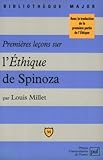Premires Leons Sur Lethique De Spinoza