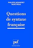 Questions De Syntaxe Fran%C3%A7aise