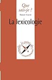 La Lexicologie
