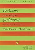 Vocabulaire Conomique Quadrilingue