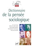 Dictionnaire De La Pense Sociologique