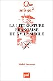 La Littrature Franaise Du Xviiie Siecle