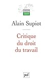 Critique Du Droit Du Travail