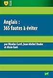 Anglais : 365 Fautes %C3%A0 %C3%A9viter