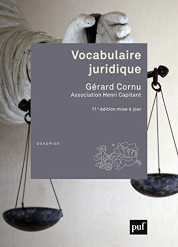 Vocabulaire juridique Gérard Cornu