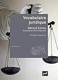 Vocabulaire Juridique