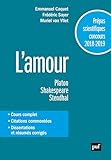 L'amour. Pr%C3%A9pas Scientifiques 2018 2019. Fran%C3%A7ais
