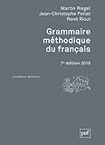 Grammaire M%C3%A9thodique Du Fran%C3%A7ais, 7e %C3%A9dition 2018