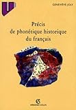 Prcis De Phontique Historique Du Franais