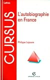 L'autobiographie en France