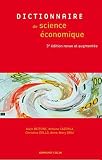 Dictionnaire De Science Conomique