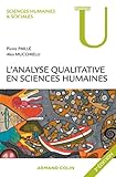 L'analyse Qualitative En Sciences Humaines Et Sociales