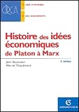 Histoire Des Ides Conomiques De Platon Marx