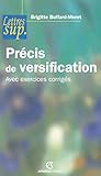 Pr%C3%A9cis De Versification : Avec Exercices Corrig%C3%A9s