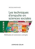 Les Techniques D'enqu%C3%AAte En Sciences Sociales   4e %C3%A9d.   M%C3%A9thodes Et Exercices Corrig%C3%A9s