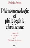 Phnomnologie Et Philosophie Chrtienne